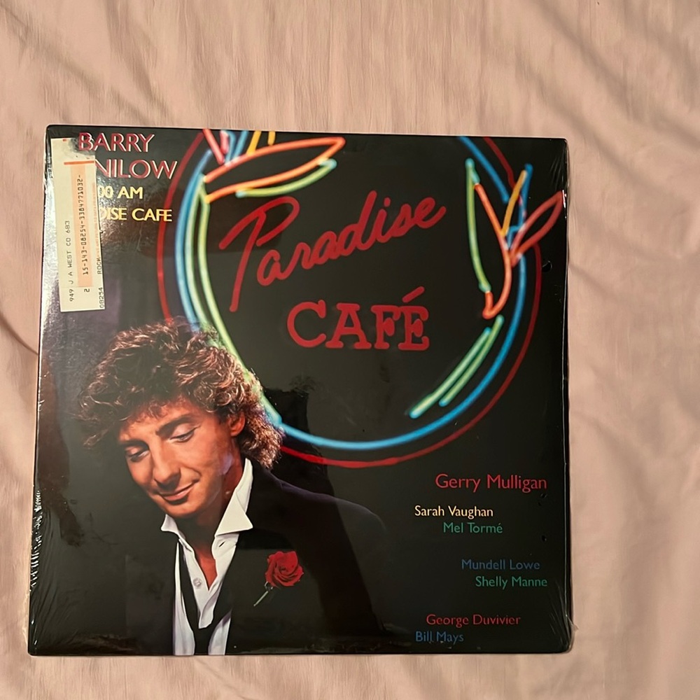 Barry Manilow Paradise Café Vintage 1983 Vinyl Record NWT Sealed LP
